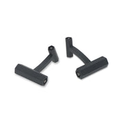 MANO|J Gemelli in titanio nero e diamanti black TNGEE1001